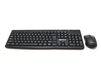 Gold Touch Wireless Keyboard & Mouse