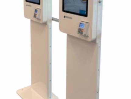 קיוסק תשלום 22" עם מסך מגע, מדפסת תרמית ומחשב מובנה – פתרון מושלם למסעדות וקמעונאות