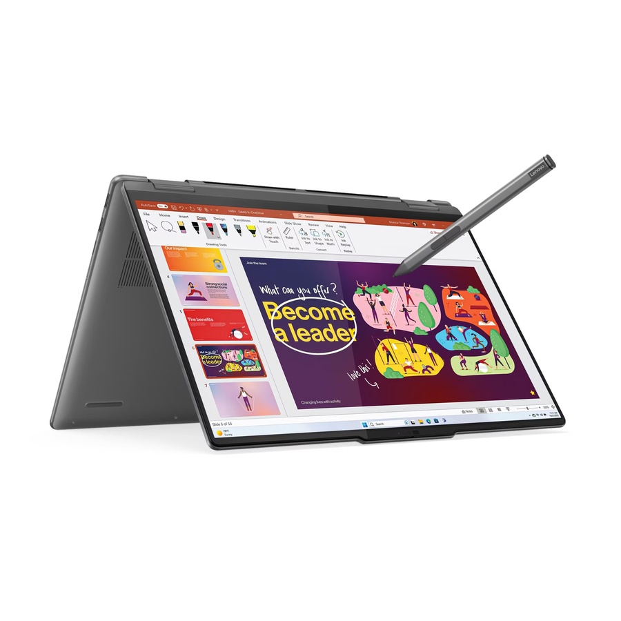 Lenovo YOGA 7 | Core Ultra 7 155U | 16GB | 1TB SSD | 16" מגע – תמונה 6