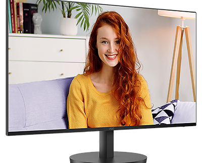 AOC 24B3HA2 | 24" IPS FHD | 100Hz | 1ms | Adaptive Sync | Frameless | רמקולים | VESA