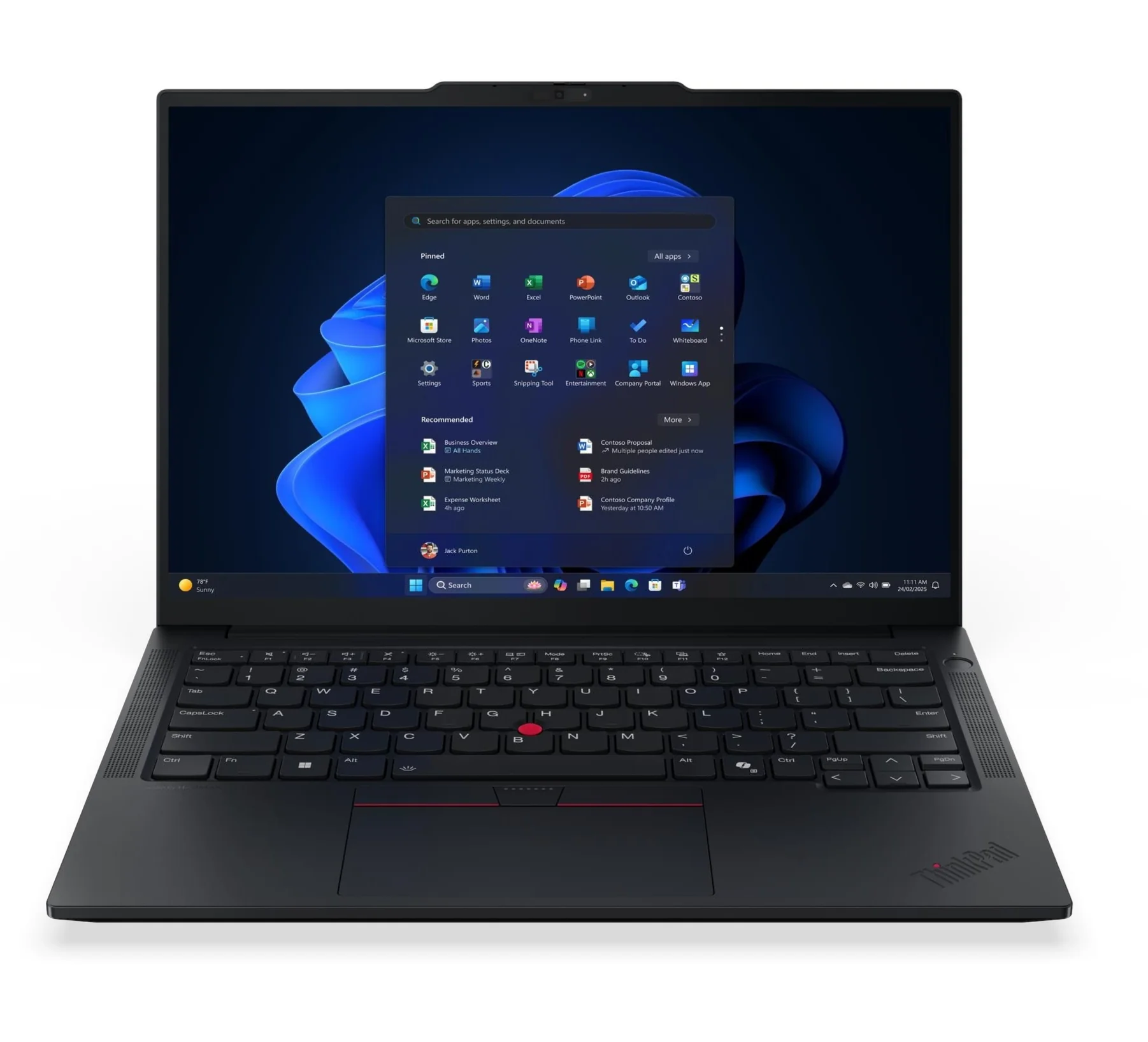 Lenovo 16" — Core Ultra 5 225U | 32GB | 1TB | Wi-Fi 6E | 3 שנות אחריות