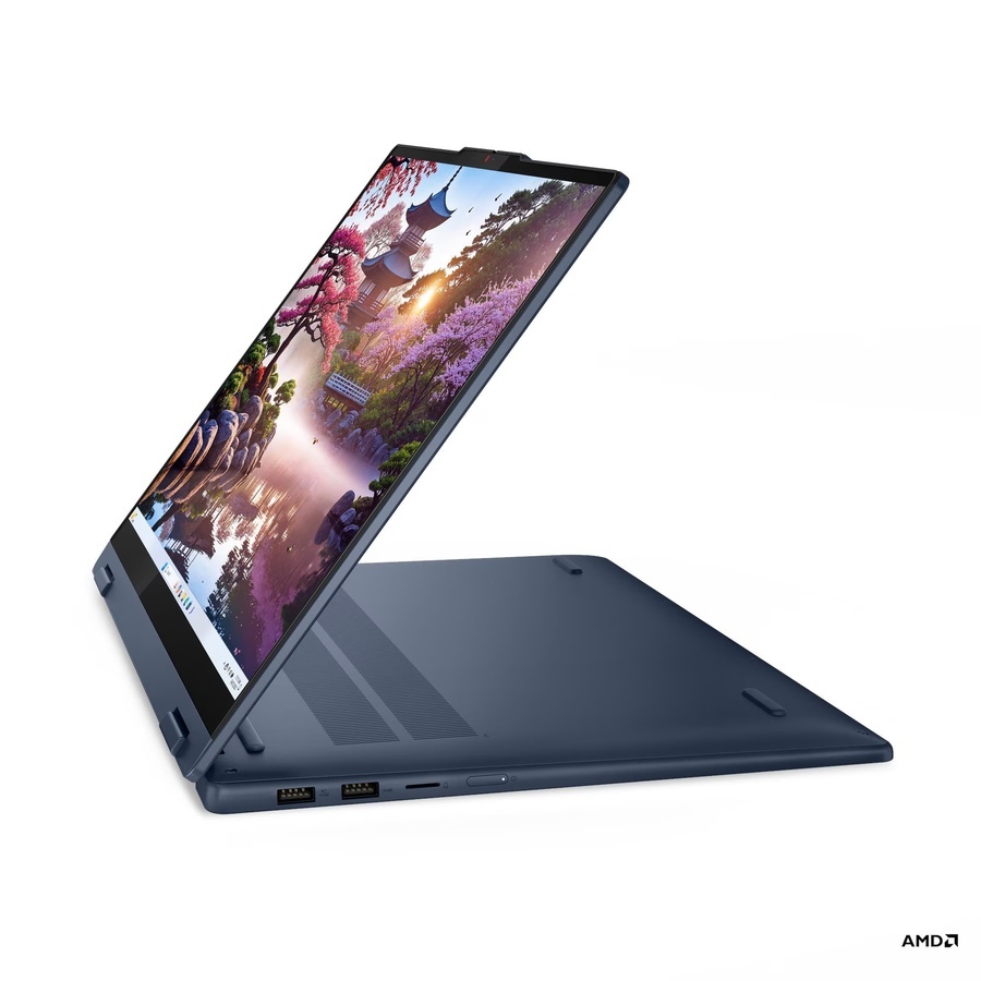 Lenovo 5 2-IN-1 | Ryzen 7 8845HS | 1TB SSD | 16GB RAM | 16" WUXGA IPS | TOUCHSCREEN | Win11 | Backlit Keyboard | LUNA GREY | 3Y Warranty - 83DS0056US – תמונה 6
