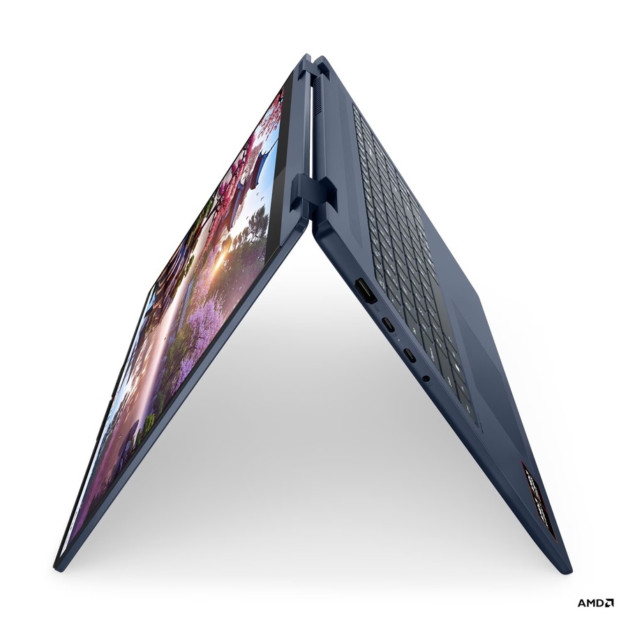 Lenovo 5 2-IN-1 | Ryzen 7 8845HS | 1TB SSD | 16GB RAM | 16" WUXGA IPS | TOUCHSCREEN | Win11 | Backlit Keyboard | LUNA GREY | 3Y Warranty - 83DS0056US – תמונה 7