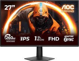 AOC 27G50Z | 27" Fast IPS | 260Hz | 0.3ms | FHD | Adaptive Sync | HDMI | VESA