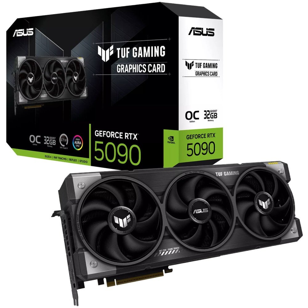 כרטיס מסך ASUS TUF Gaming GeForce RTX 5090 OC 32GB GDDR7
